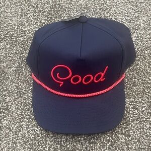 Good Good Golf Blue and Red Trucker Cap NWT